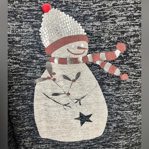 Agenda Snowman High-Low Tee, super soft & oversized, Women’s S - Picture 3 of 5